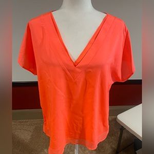 DKNY neon coral orange. Large